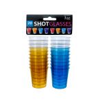 1 oz. Clear Plastic Shot Glasses