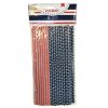 American Crafts 50 Pack Americana Stripes Paper Straws