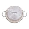 Serenk Modernist Stainless Steel Omelette Pan, 20 cm