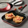 Tramontina Everyday 3 Pieces Aluminum Non-stick Fry Pan and Griddle Set Metallic Red