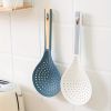 1pc New Multi-functional Large Filter Spoon Kitchen Long Handle With Clip Filter Spoon Household Dumpling Glutinous Rice Ball Colander