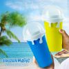 Summer Squeeze Homemade Juice Water Bottle Quick-Frozen Smoothie Sand Cup Pinch Fast Cooling Magic Ice Cream Slushy Maker Beker